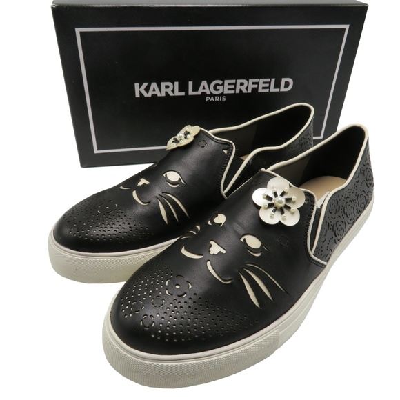 Karl Lagerfeld Shoes - Karl Lagerfeld Paris Edison Perforated Sneakers